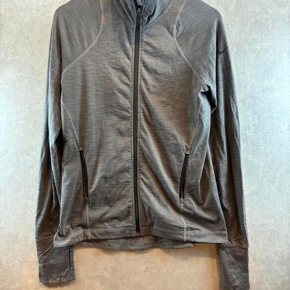 Nike Women's Grey and Brown Jacket